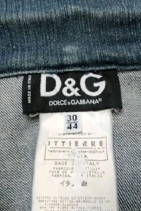 Veste D&G Bleu en Coton