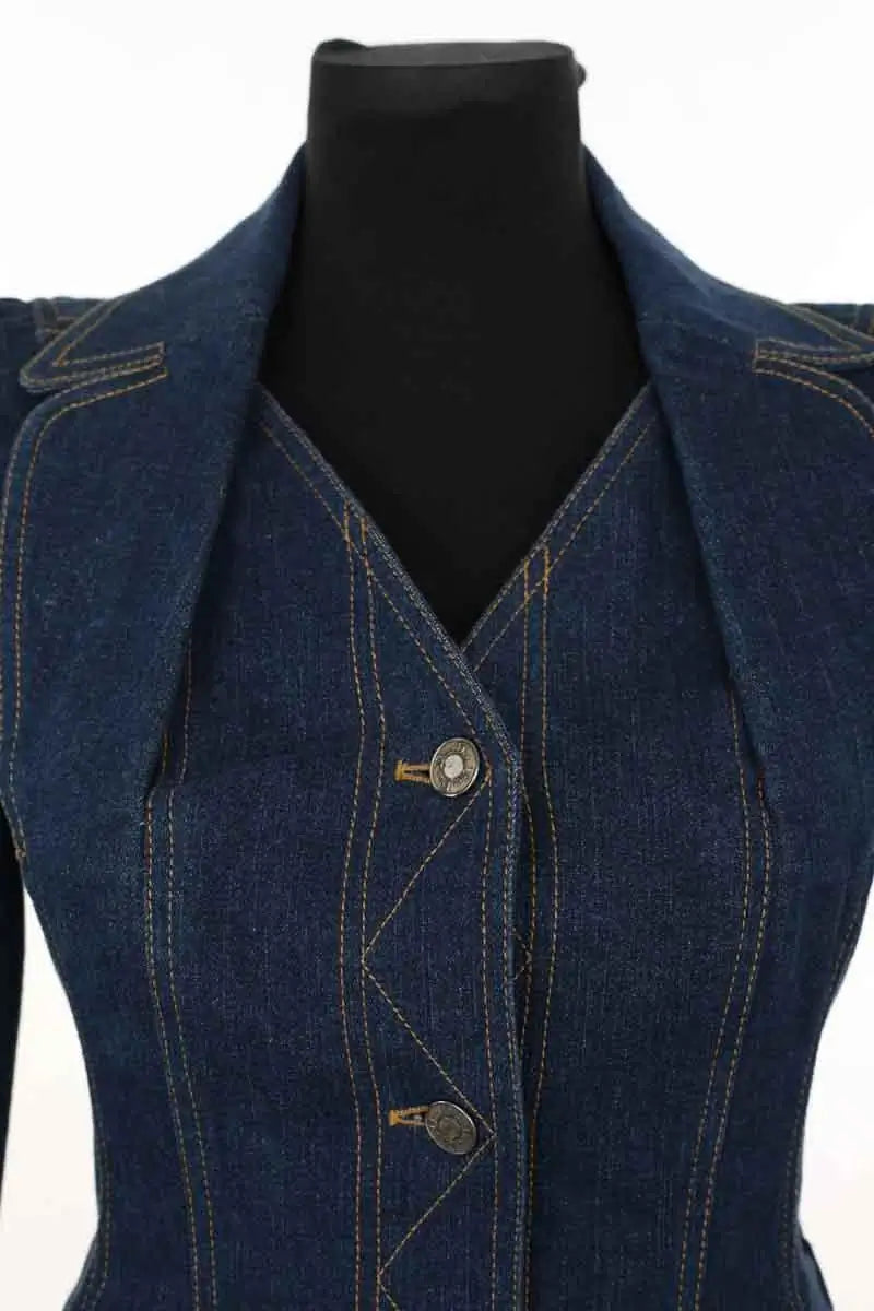 Veste Dior Bleu en Coton