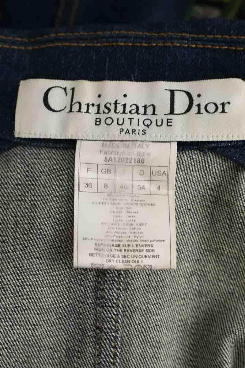 Veste Dior Bleu en Coton