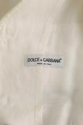 Veste Dolce & Gabbana Blanc en Coton