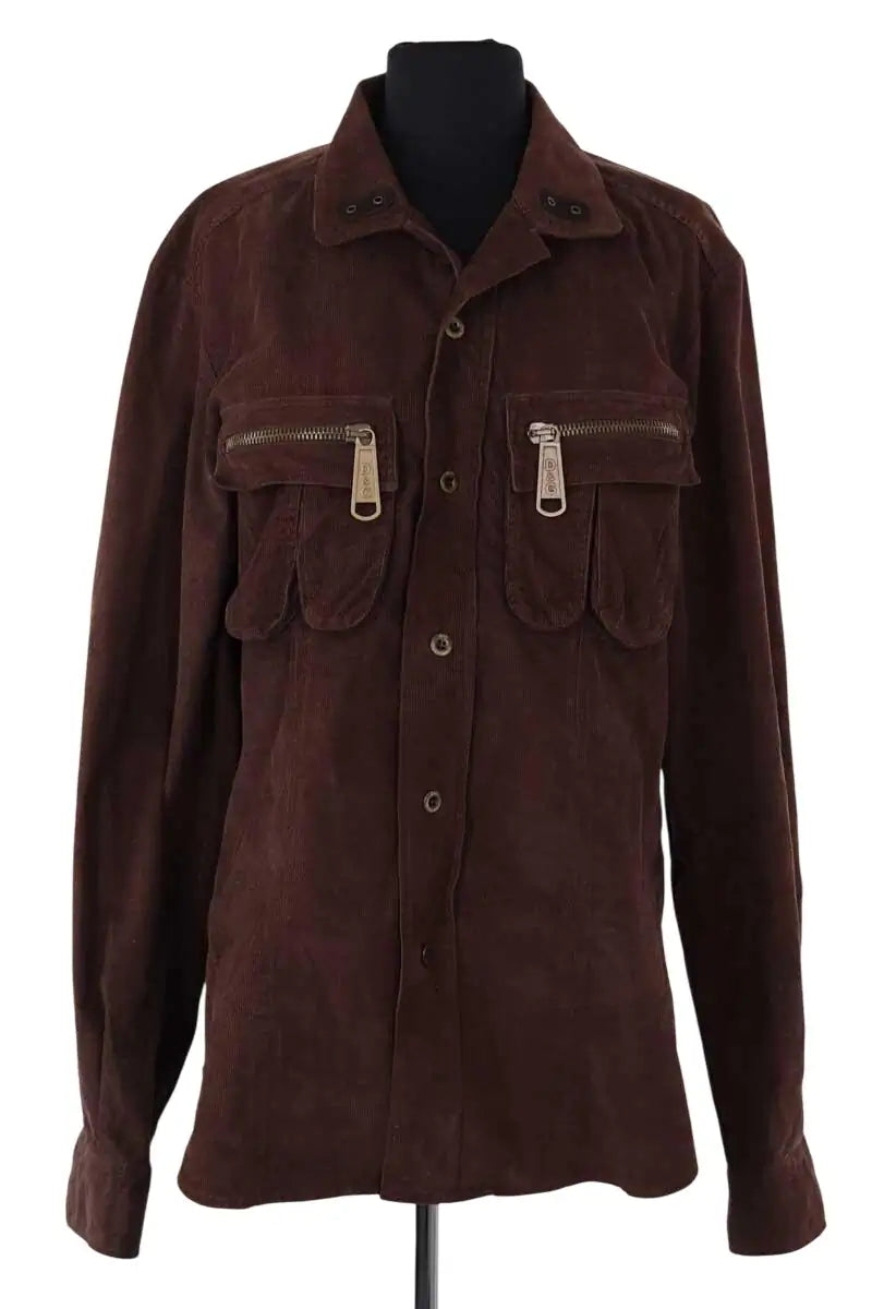Veste Dolce & Gabbana Marron en Coton, taille L - Seconde Main