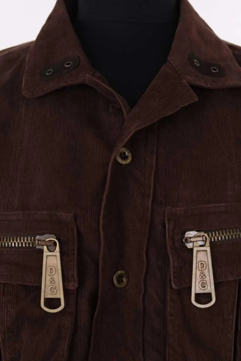 Veste Dolce & Gabbana Marron en Coton