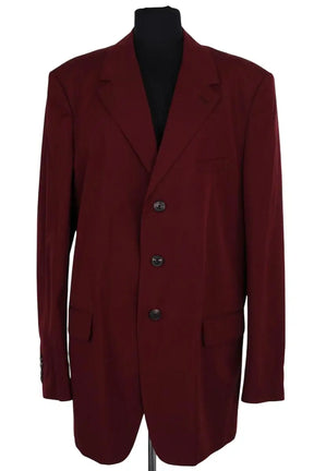 Veste Dries Van Noten Bordeaux en Coton, taille XXL - Seconde Main
