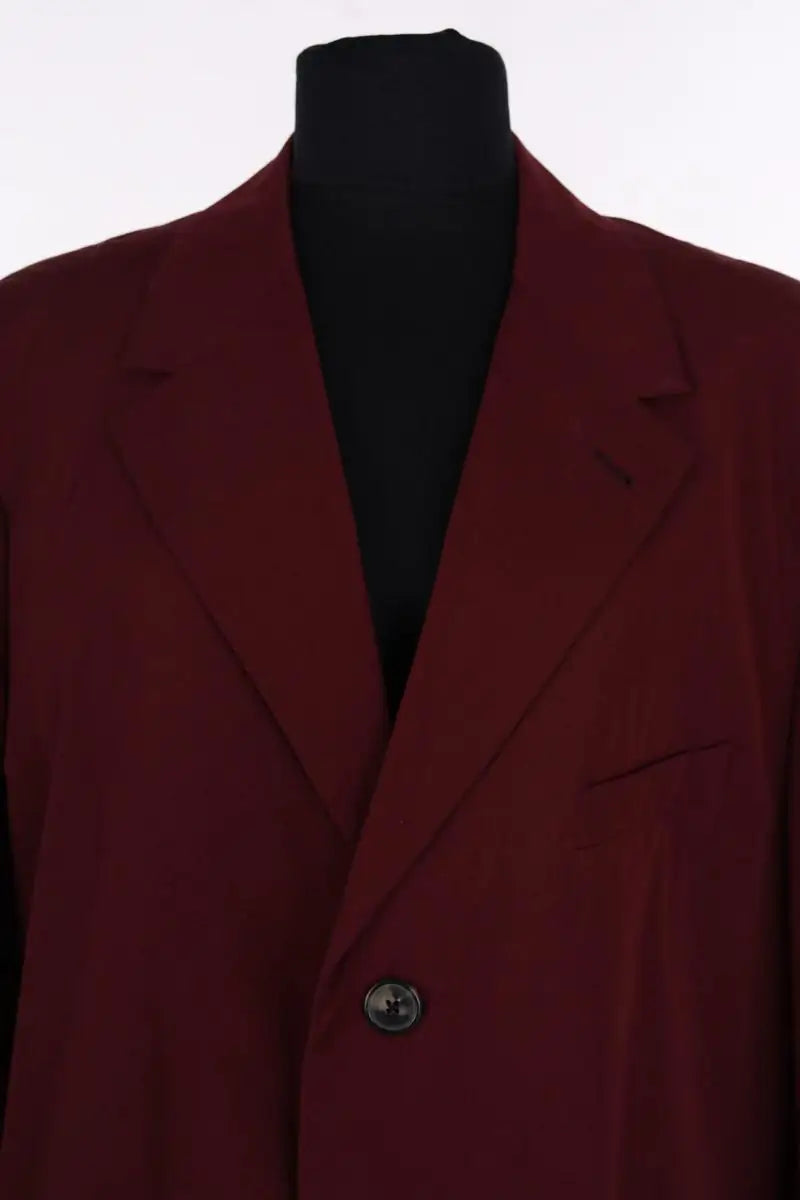 Veste Dries Van Noten Bordeaux en Coton