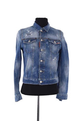 Veste Dsquared2 Bleu en Coton, taille XS - Seconde Main