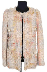 Veste Edward Achour Paris Beige en Coton, taille M - Seconde Main