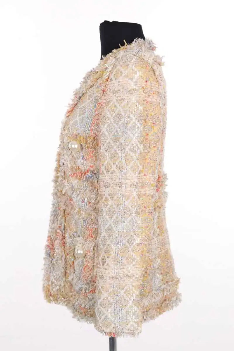 Veste Edward Achour Paris Beige en Coton