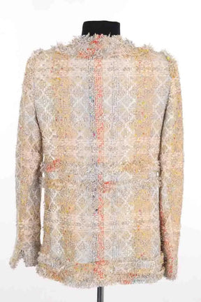 Veste Edward Achour Paris Beige en Coton