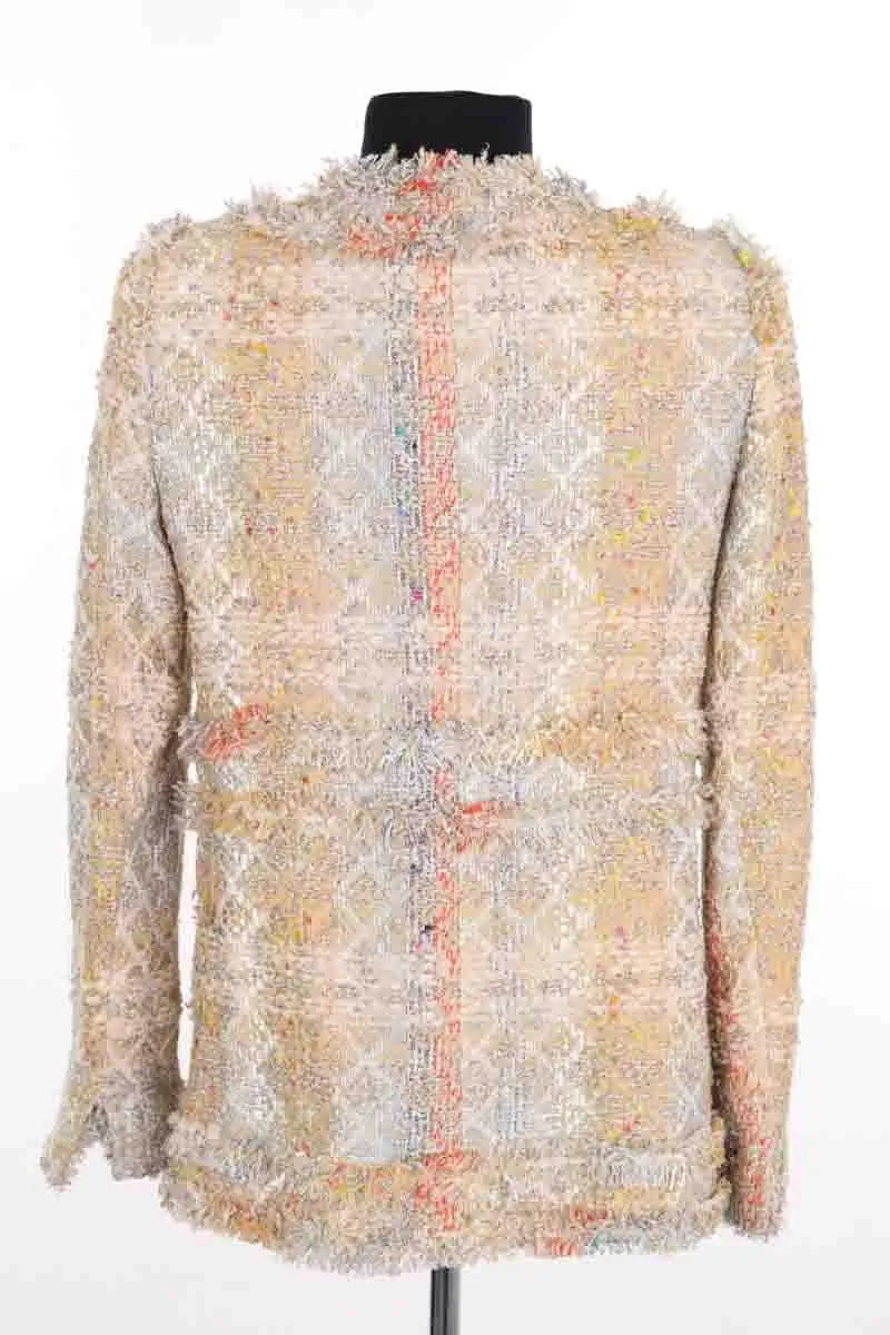 Veste Edward Achour Paris Beige en Coton