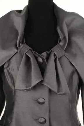 Veste Emmanuelle Khanh Gris en Coton