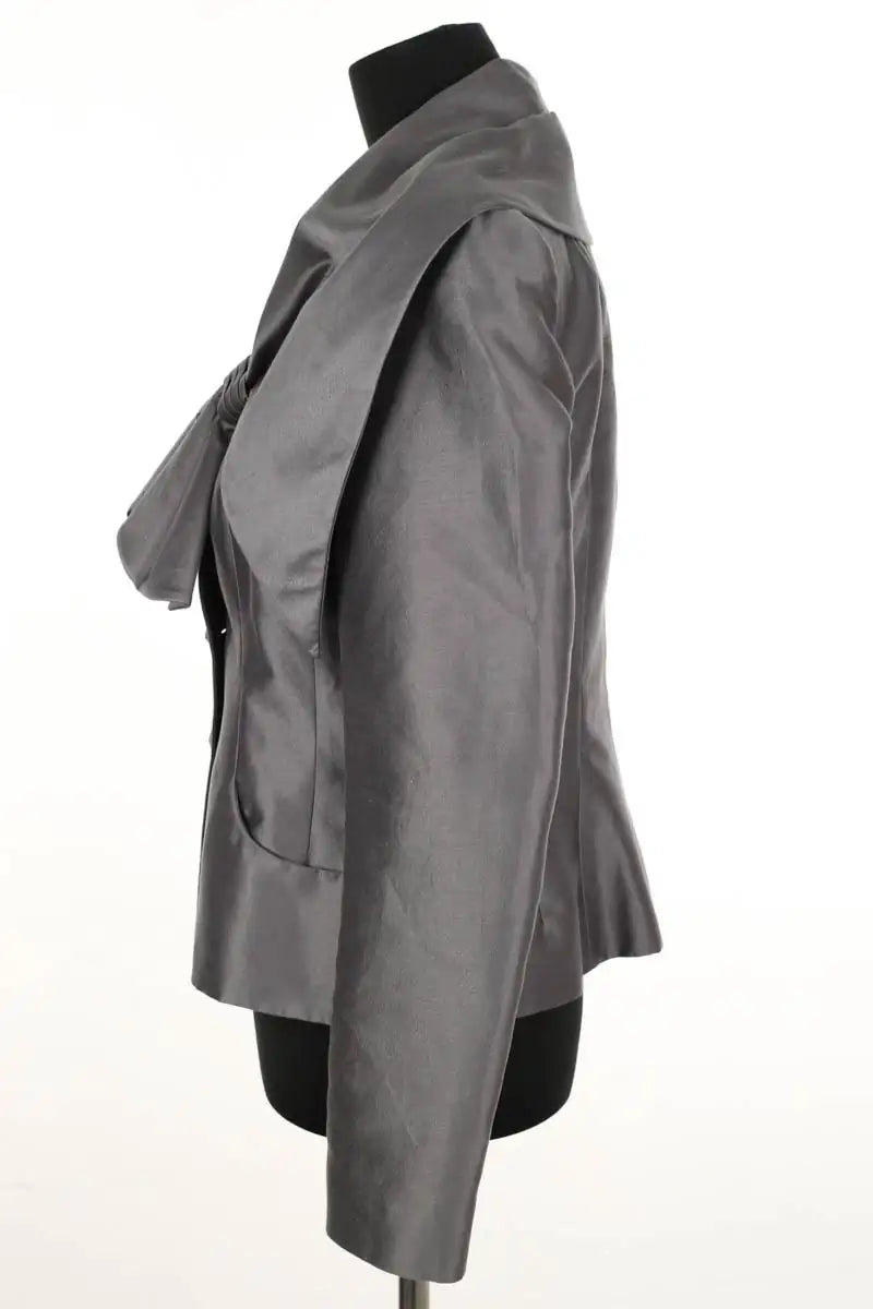 Veste Emmanuelle Khanh Gris en Coton