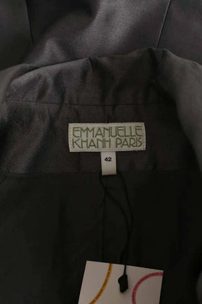 Veste Emmanuelle Khanh Gris en Coton