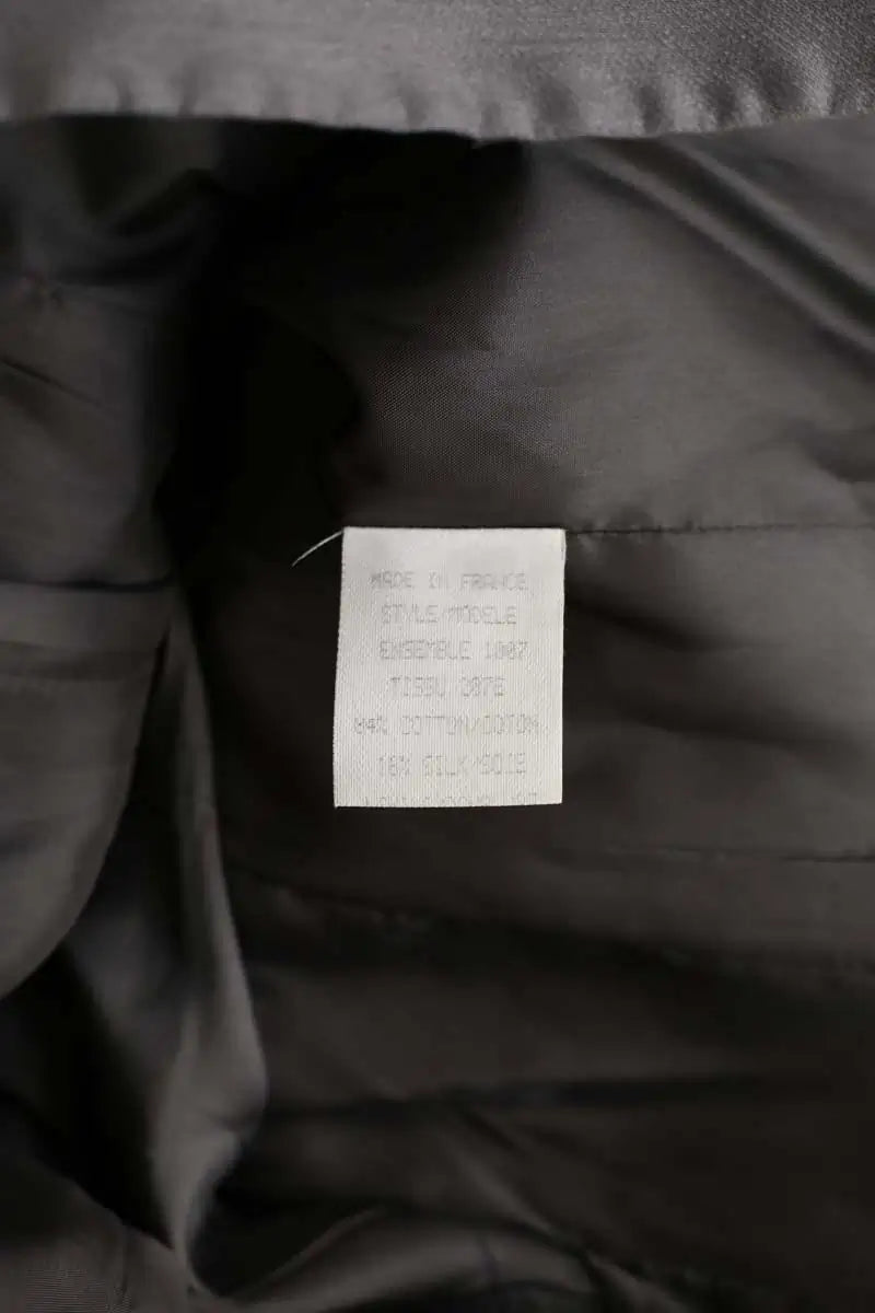 Veste Emmanuelle Khanh Gris en Coton