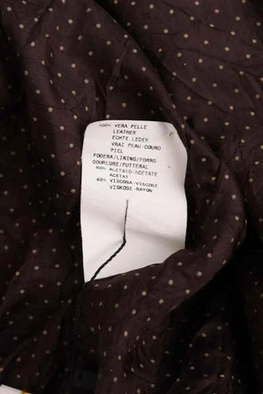 Veste Emporio Armani Marron en Cuir