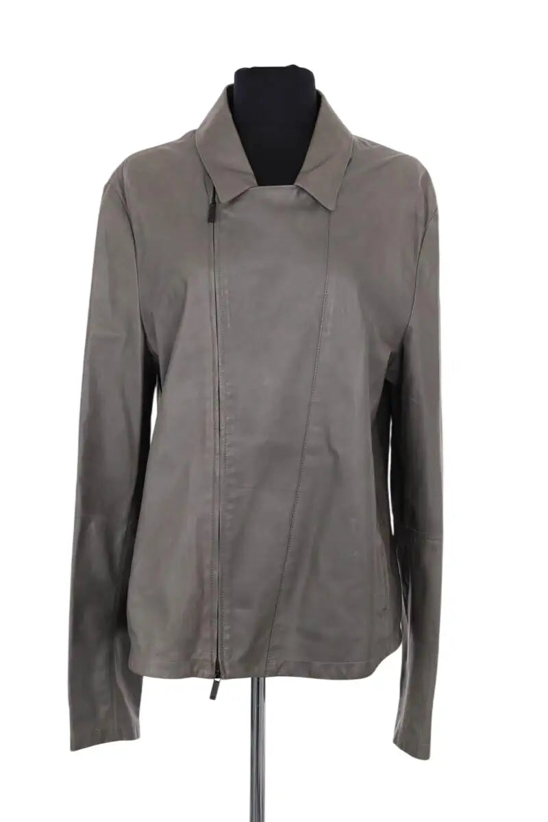 Veste Emporio Armani Vert en Cuir, taille XXXL - Seconde Main