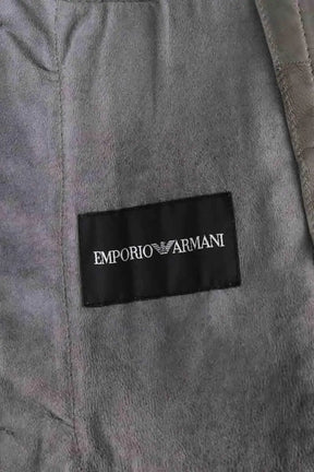 Veste Emporio Armani Vert en Cuir