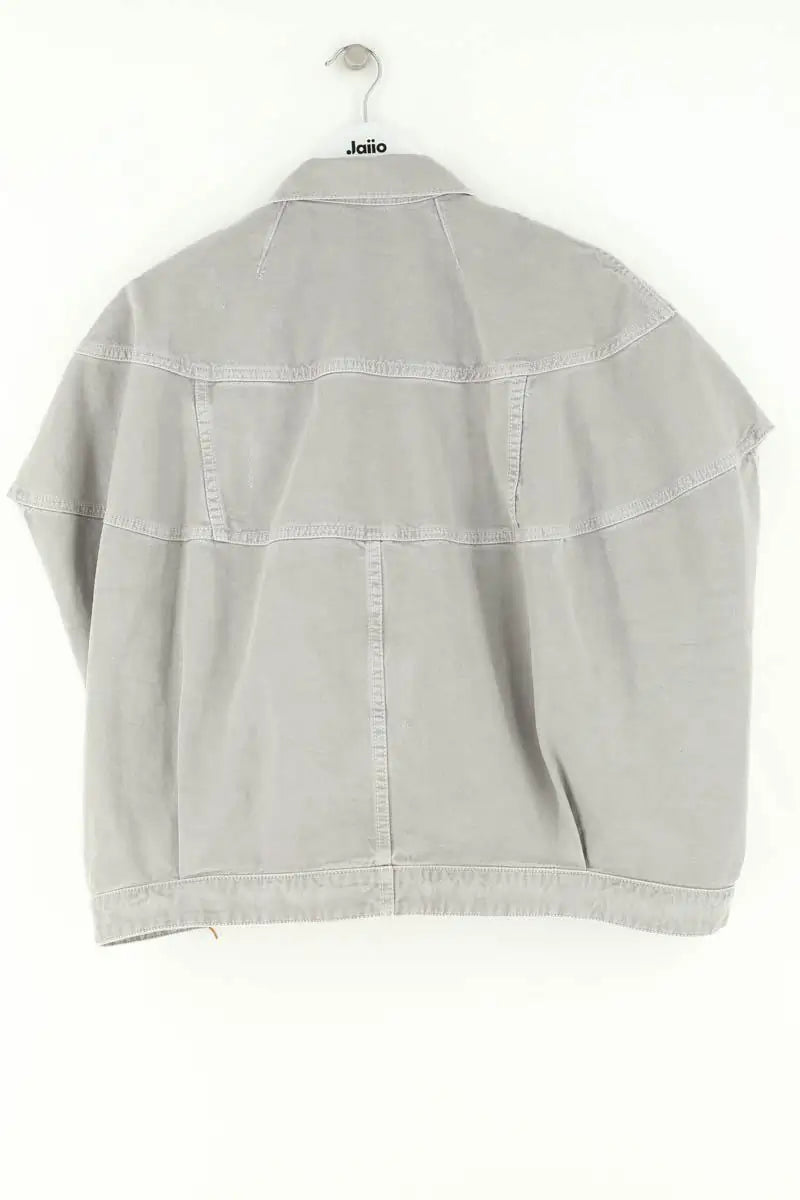 Veste en jean sans manches Dries Van Noten Gris en Coton