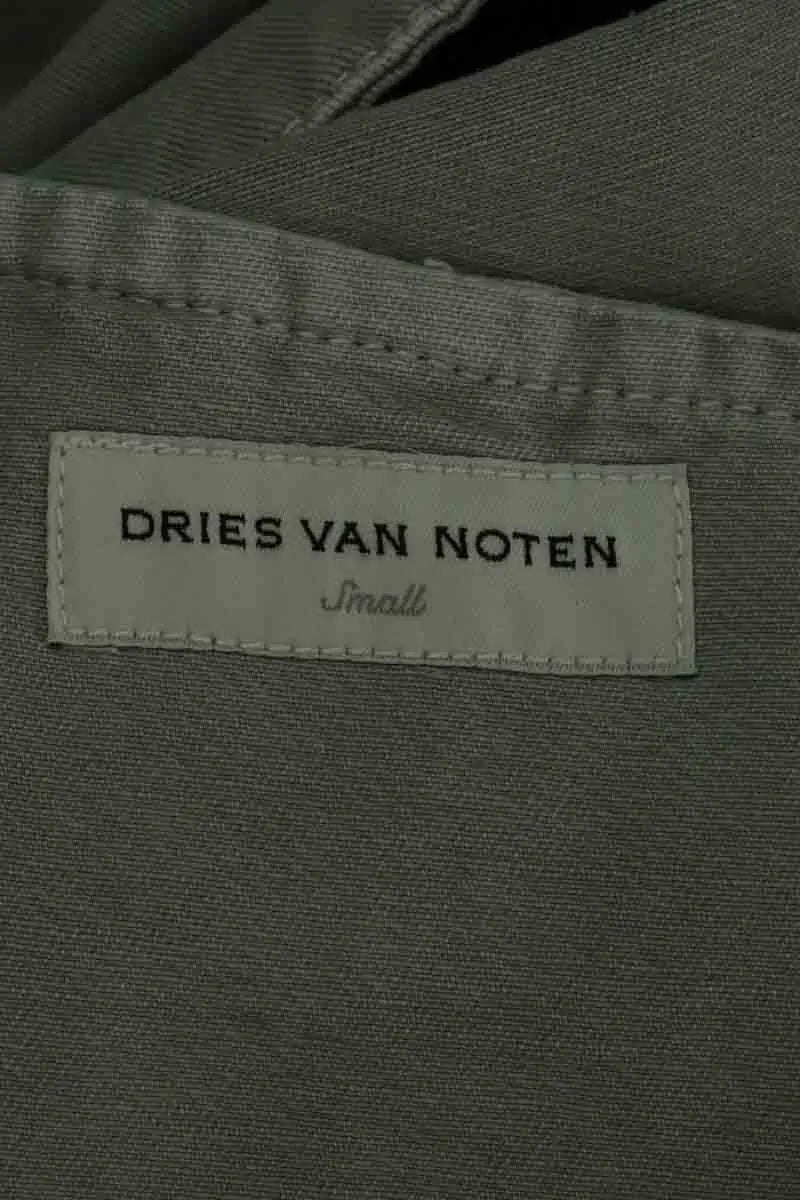 Veste en jean sans manches Dries Van Noten Gris en Coton