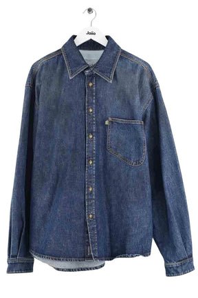 Veste ERL Bleu en Coton, taille L - Seconde Main