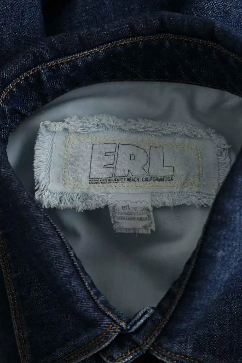 Veste ERL Bleu en Coton