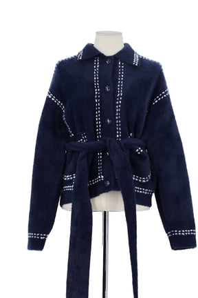 Veste Essentiel Antwerp Marine en Polyamide, taille S - Seconde Main