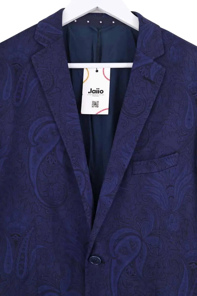 Veste Etro Bleu en Coton, taille XXL - Seconde Main