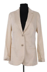 Veste Falconeri Ecru en Viscose, taille S - Seconde Main