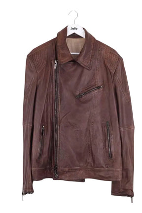 Veste Fendi Marron en Cuir, taille XXL - Seconde Main