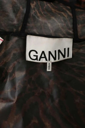 Veste Ganni Marron en Synthétique