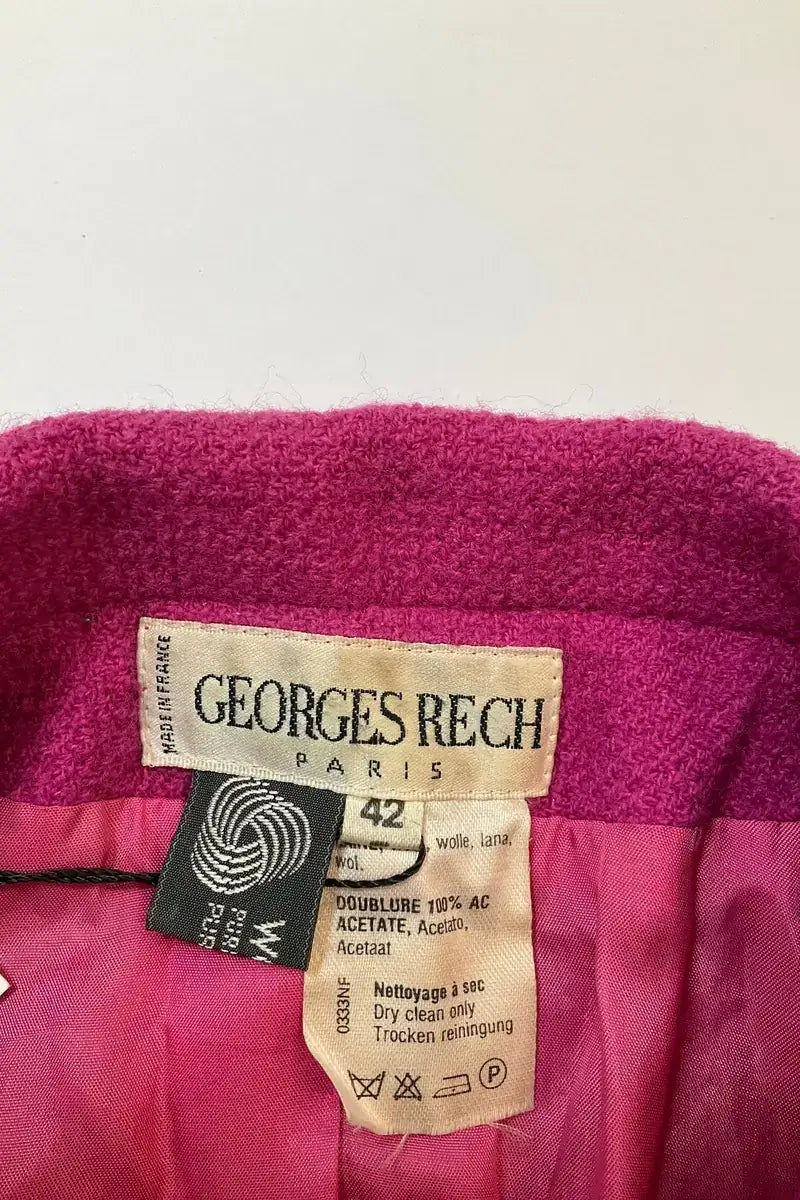 Veste Georges Rech Fuchsia en Laine