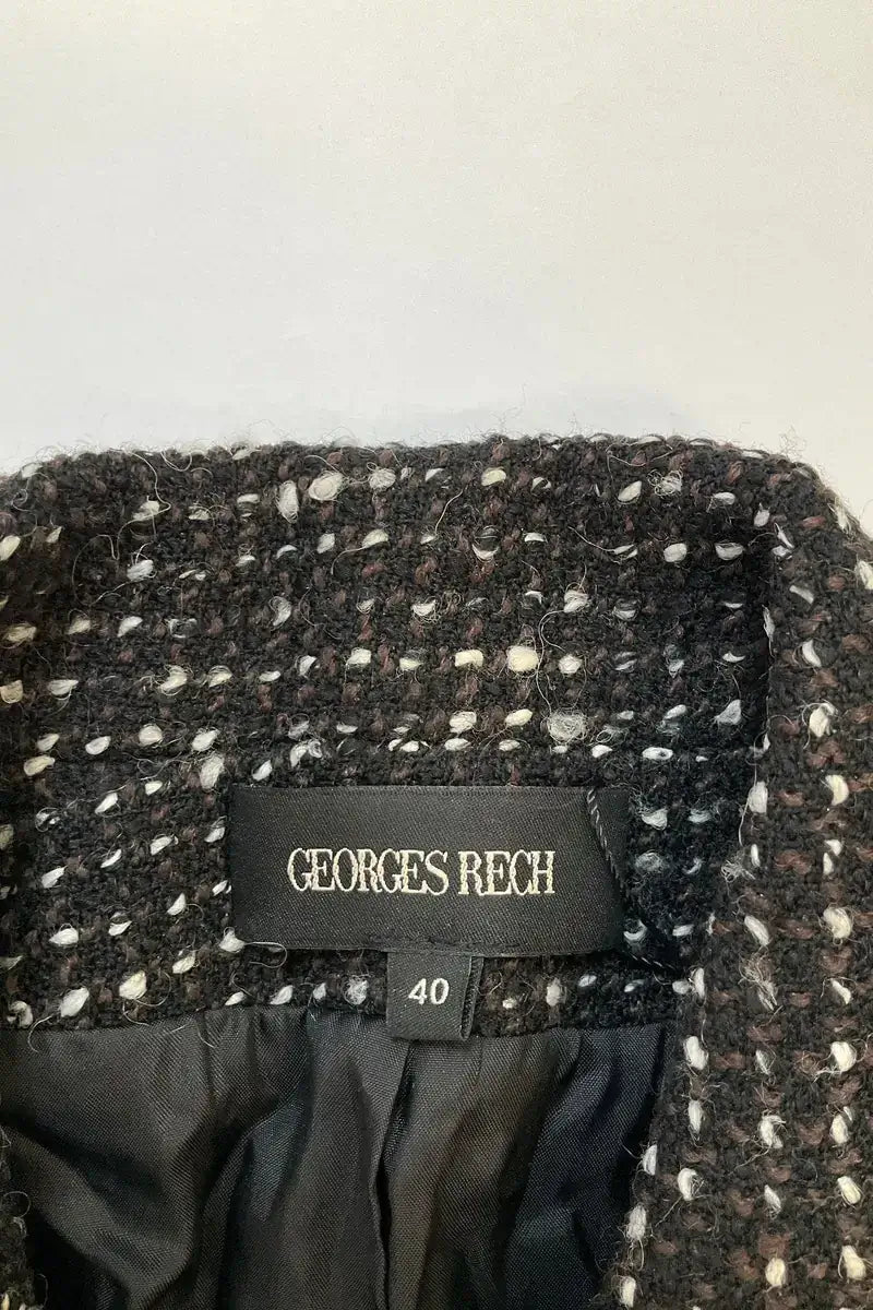 Veste Georges Rech Noir en Laine