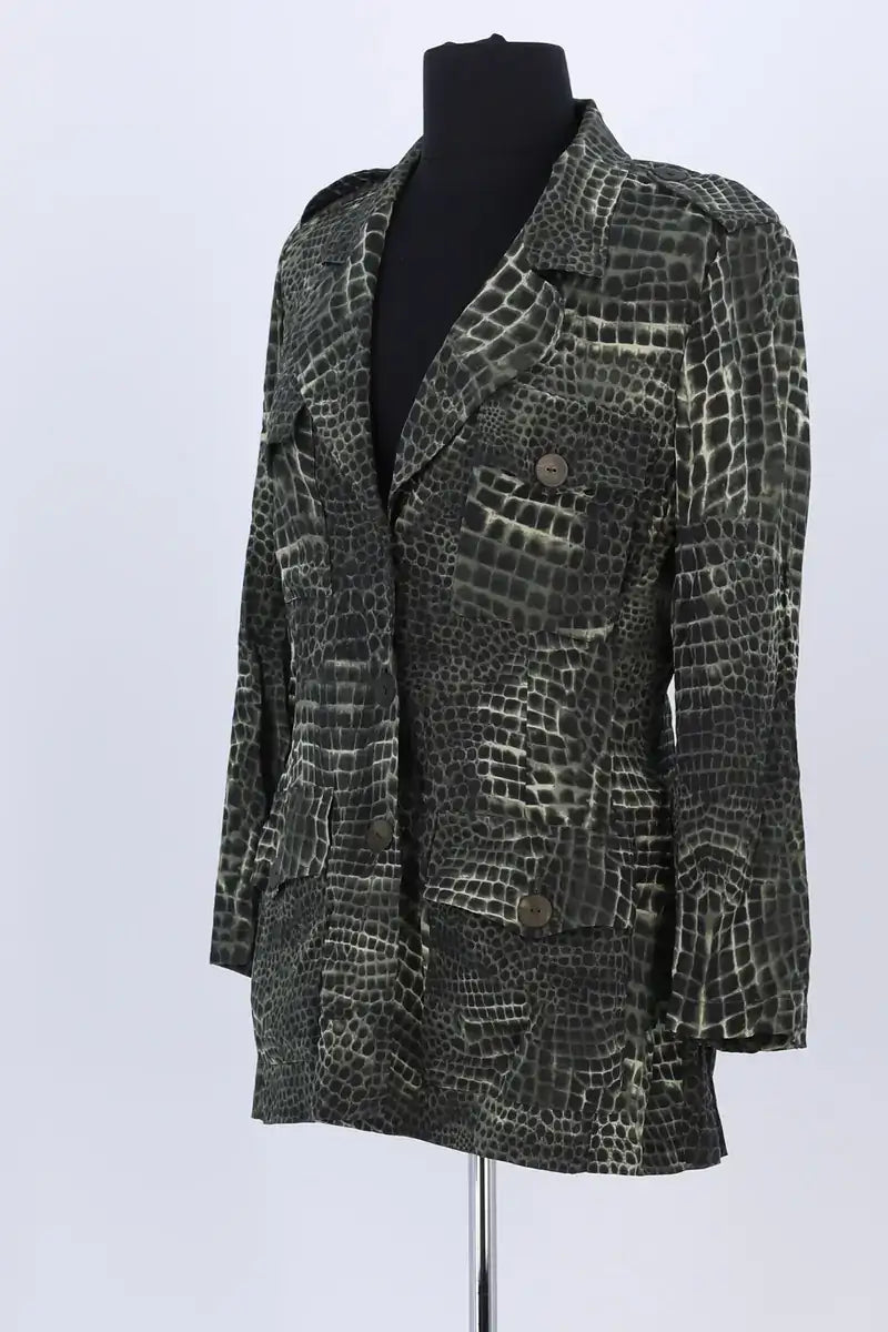 Veste Georges Rech Vert en Soie