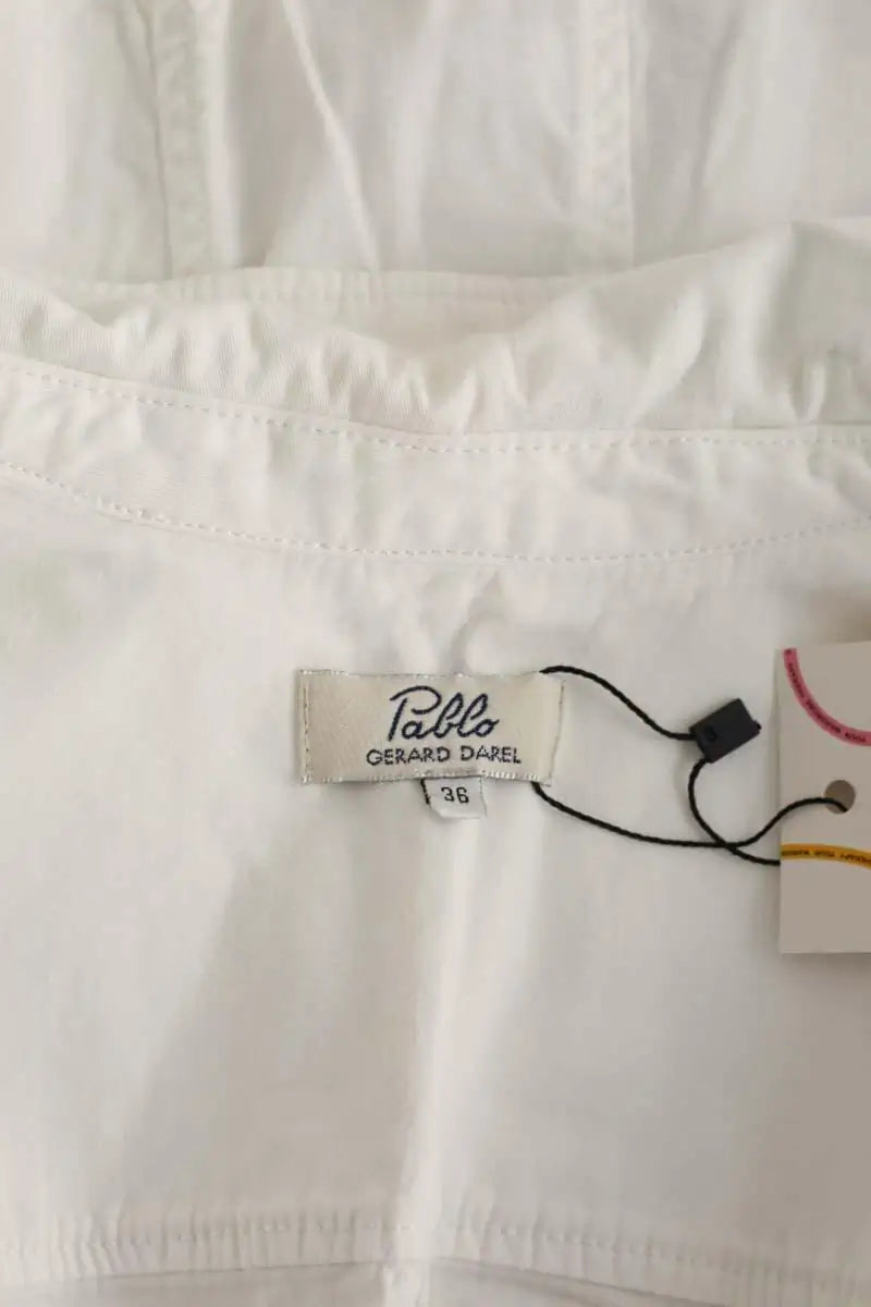 Veste Gerard Darel Blanc en Coton