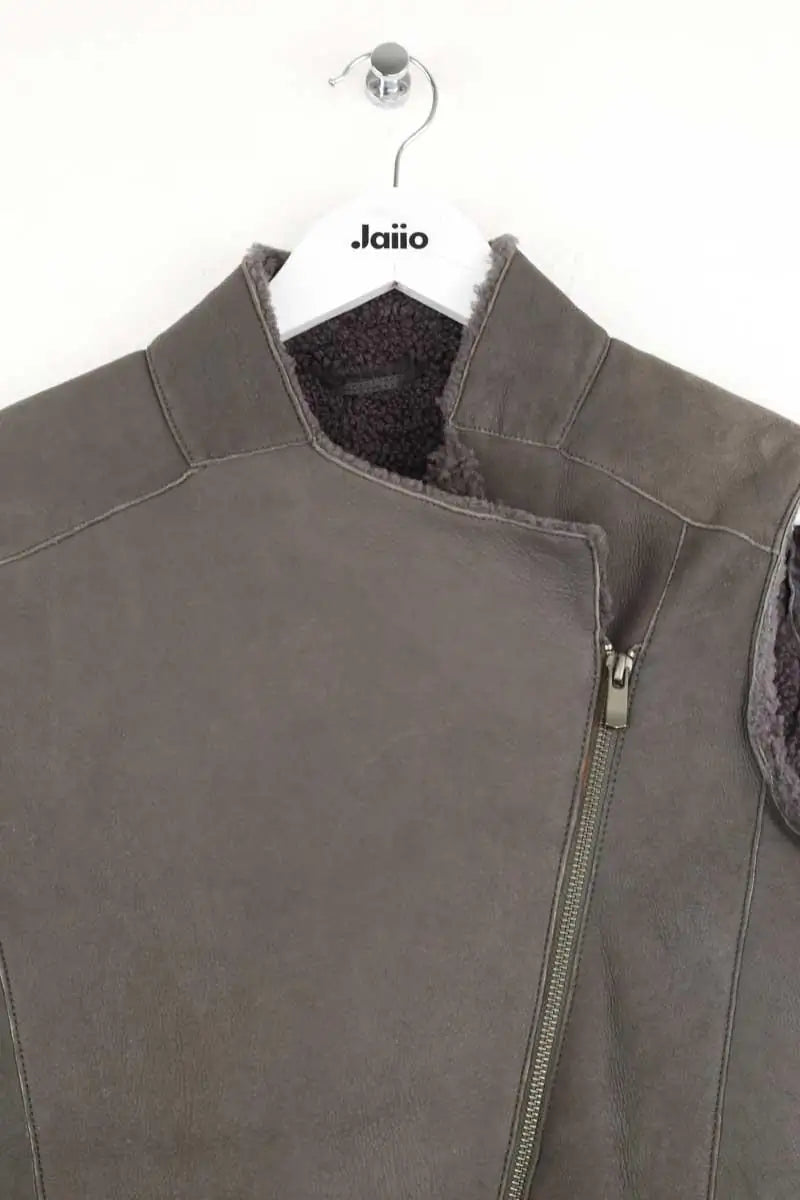 Veste Gerard Darel Gris en Cuir
