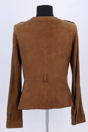 Veste Gerard Darel Marron en Daim