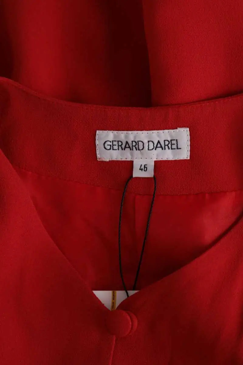 Veste Gerard Darel Rouge en Synthétique