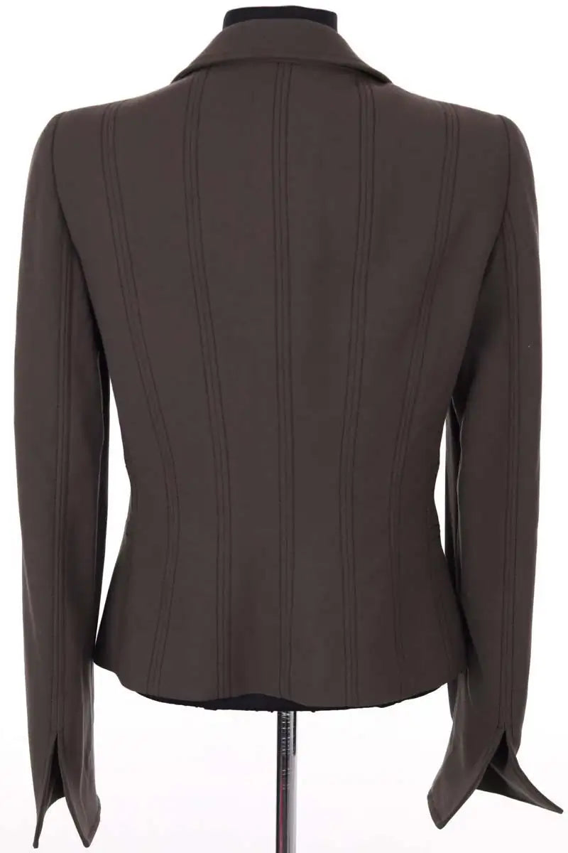 Veste Giorgio Armani Marron en Laine