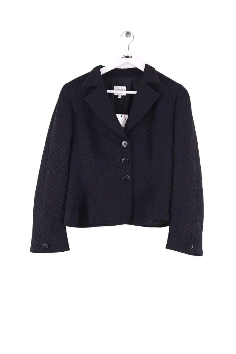 Veste Giorgio Armani Noir en Laine, taille XXL - Seconde Main