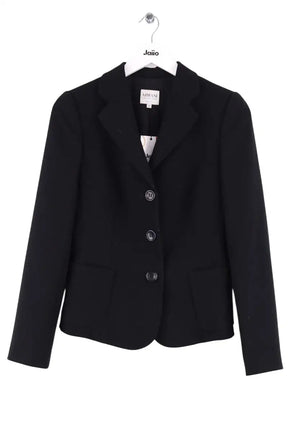Veste Giorgio Armani Noir en Synthétique, taille M - Seconde Main