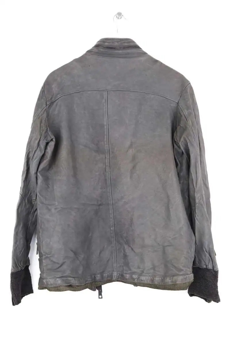 Veste Giorgio Brato Gris en Cuir
