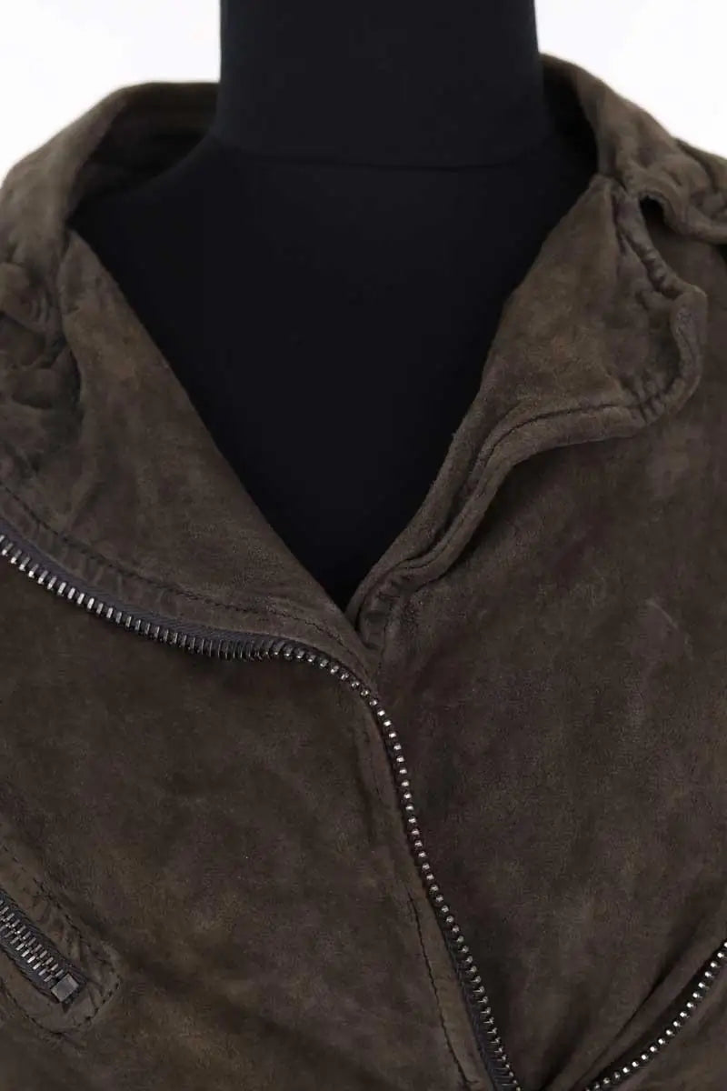 Veste Giorgio Brato Kaki en Coton