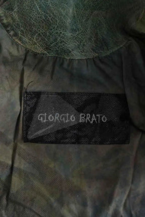 Veste Giorgio Brato Marron en Cuir