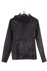 Veste Giorgio Brato Noir en Cuir, taille L - Seconde Main