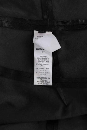 Veste Giorgio Brato Noir en Cuir