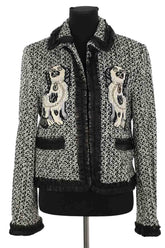 Veste Gucci Noir en Soie, taille XL - Seconde Main