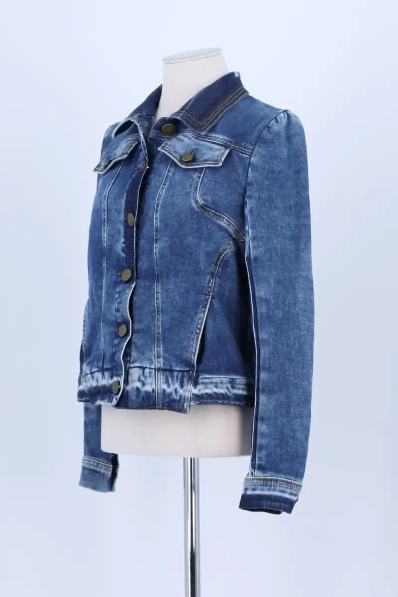 Veste HIGH Bleu en Coton