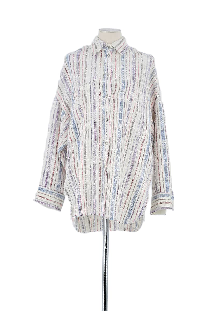 Veste Iro Blanc en Coton, taille XS - Seconde Main