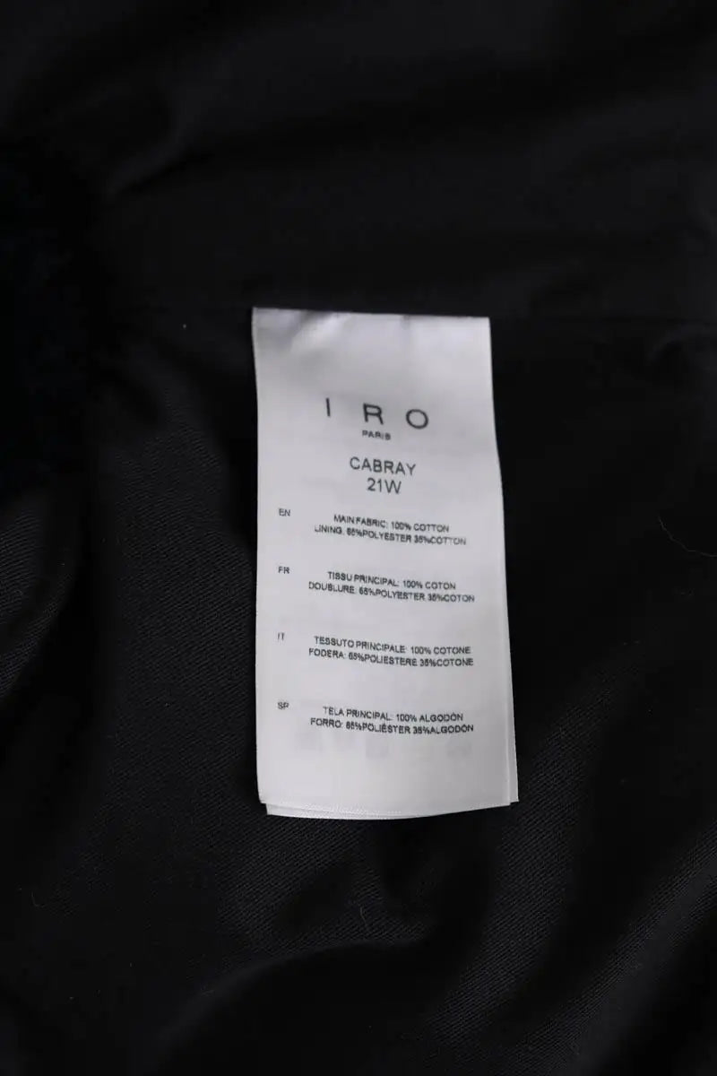 Veste Iro Bleu en Coton