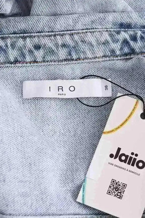 Veste Iro Bleu en Coton