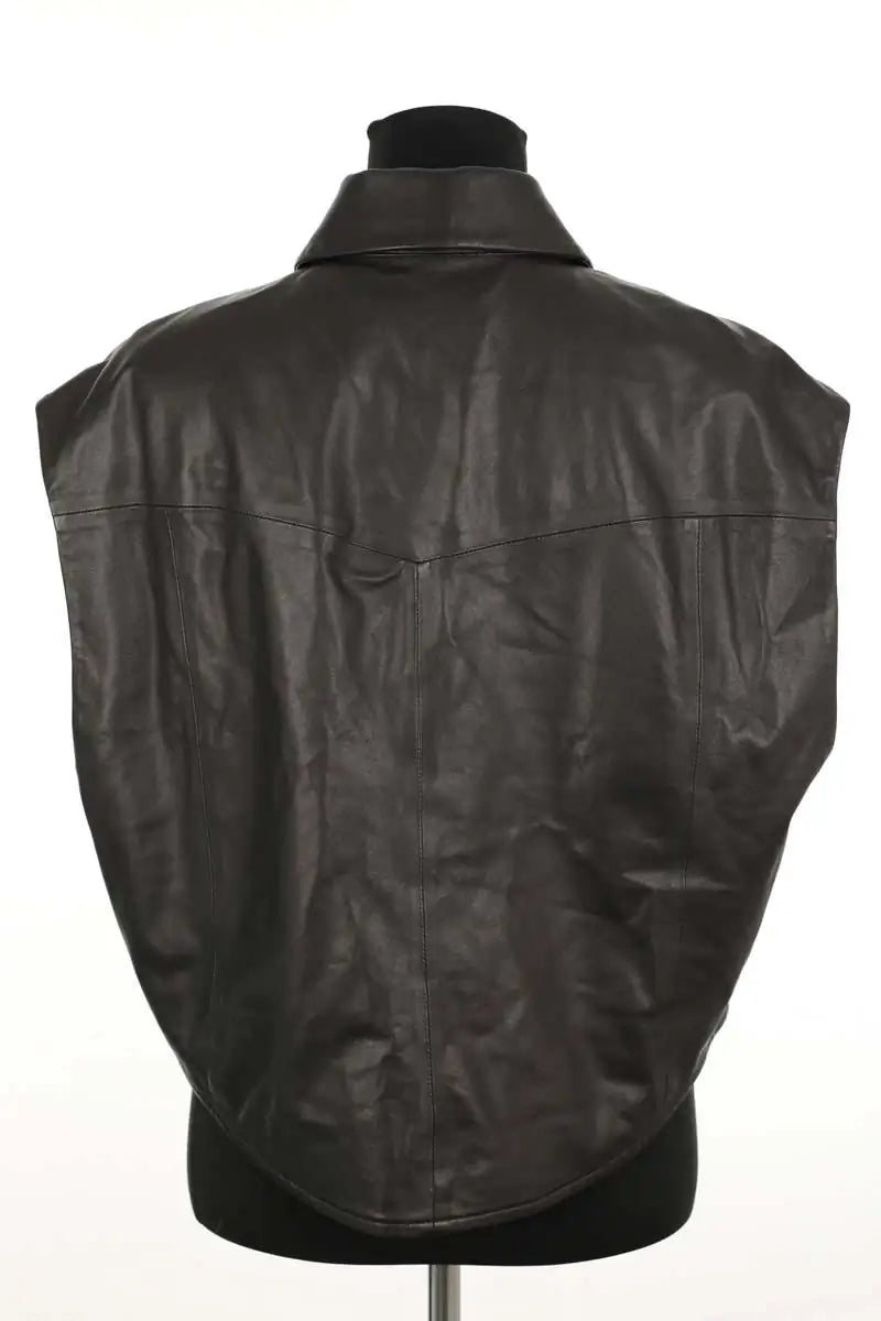 Veste Iro Cadi Noir en Cuir